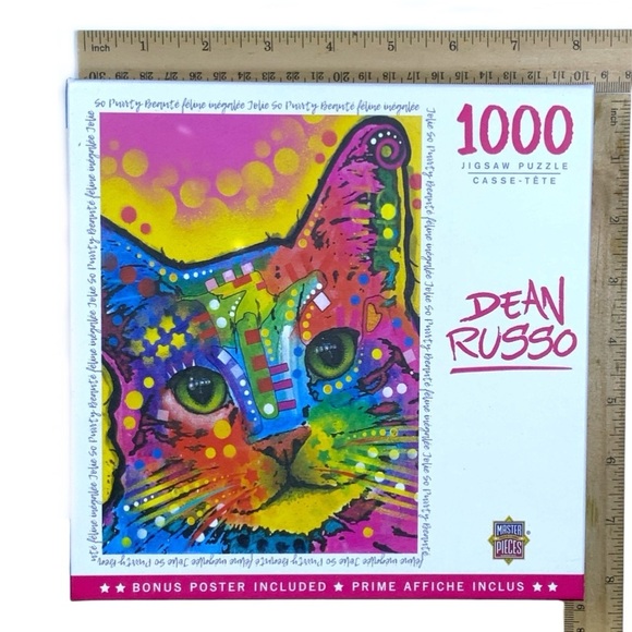 Jigsaw Puzzle Cat Theme 1000 Pieces by Masterpieces NEW Sealed 19.25" x 26.75" - Picture 12 of 16